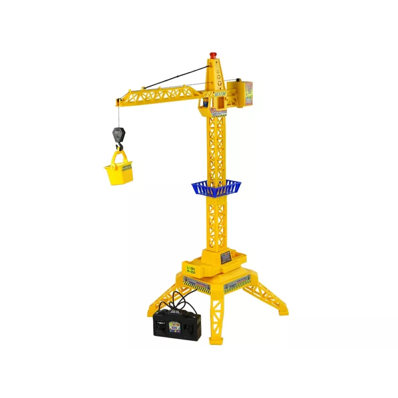 LEAN TOYS Battery Operated Remote Controlled Crane Moving Arm