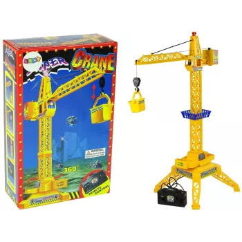 LEAN TOYS Battery Operated Remote Controlled Crane Moving Arm
