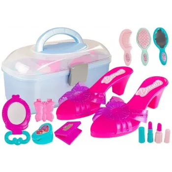 LEAN TOYS Beauty Set in a Case High Heels and Necklace