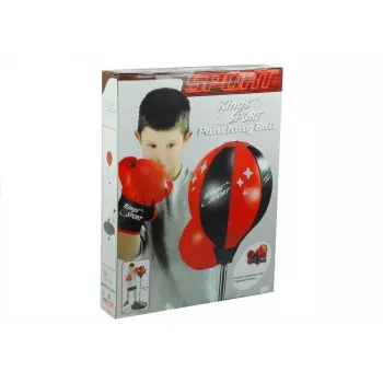 LEAN TOYS Big Boxer Set For Kids + Gloves Pear Stand