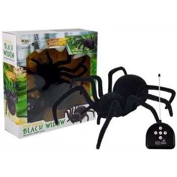 LEAN TOYS Big Hairy Spider Black Widow Remote Controlled