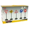 LEAN TOYS Big Set of Educational Road Signs 82 cm