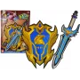 LEAN TOYS Blue Warrior Sword Shield Set no EVA putuplasta