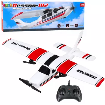LEAN TOYS Cessna 182 2.4 GHz Remote Controlled Foam Plane
