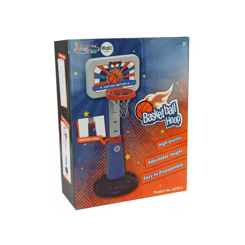 LEAN TOYS Bērnu basketbola komplekts Team Game 125 cm