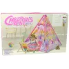LEAN TOYS Children's Light-up Tent Unicorn Ponies Pink