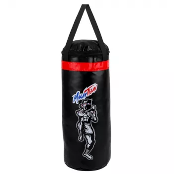 LEAN TOYS Bērnu boksa maisa komplekts ar MUAY THAI cimdiem 55x17cm M