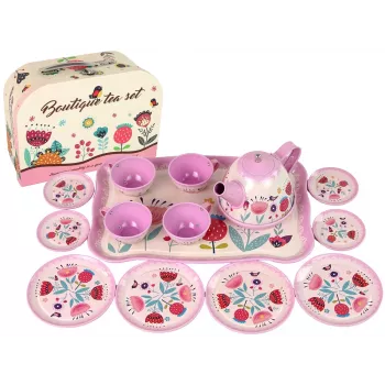LEAN TOYS Kafijas un tējas komplekts čemodānā