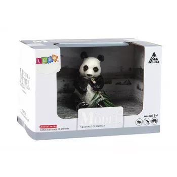 LEAN TOYS Collector's Figurine Great Panda with Bamboo