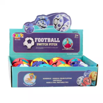 LEAN TOYS LED žonglēšanas bumba ar krāsu maiņu 8 cm, daudzkrāsu