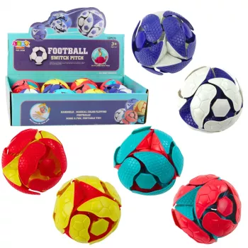 LEAN TOYS LED žonglēšanas bumba ar krāsu maiņu 8 cm, daudzkrāsu