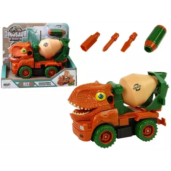 LEAN TOYS Concrete Truck Dinosaur Unwrecker Orange Accessories