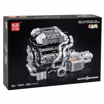 LEAN TOYS Construction Blocks Car Engine V8 Gearbox 2024 el.
