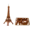 LEAN TOYS Construction Crane Controlled by R/C Remote Control 90 cm High Eiffel Tower Construction