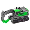 LEAN TOYS Construction Vehicle Excavator Loader Bulldozer Green Drive Mix