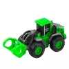 LEAN TOYS Construction Vehicle Excavator Loader Bulldozer Green Drive Mix