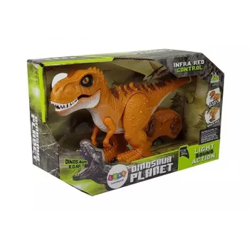 LEAN TOYS Dinosaur Remote Controlled R/C Bronze Sound Light