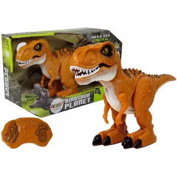 LEAN TOYS Dinosaur Remote Controlled R/C Bronze Sound Light