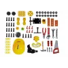 LEAN TOYS DIY Set for Batteries 3in1 Suitcase Workshop 85 Elements 56cm