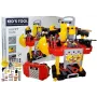 LEAN TOYS DIY Set for Batteries 3in1 Suitcase Workshop 85 Elements 56cm