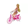 LEAN TOYS Doll on a Bicycle Pink