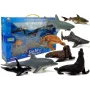LEAN TOYS Educational Figurines Sea Animals 8 Pieces Sharks Seal Dolphin Walrus Turtle