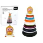 LEAN TOYS Educational Pyramid with Hoops Duckie Wheel