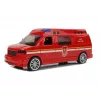 LEAN TOYS Fire Department Auto with Drawstring with Lights and Sound