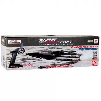 LEAN TOYS FT011 Remote Controlled RC Brushless Motorboat 55km/h