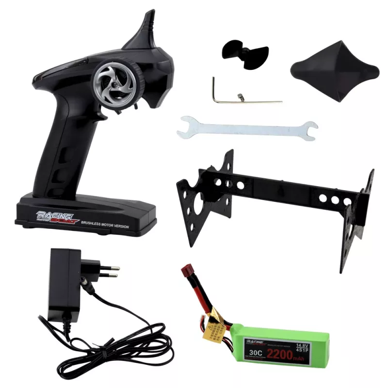 LEAN TOYS FT011 Remote Controlled RC Brushless Motorboat 55km/h
