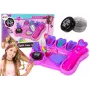 LEAN TOYS Hair Styling Kit Straightener ar krāsainiem krītiņiem šķipsnām + matu aksesuāri