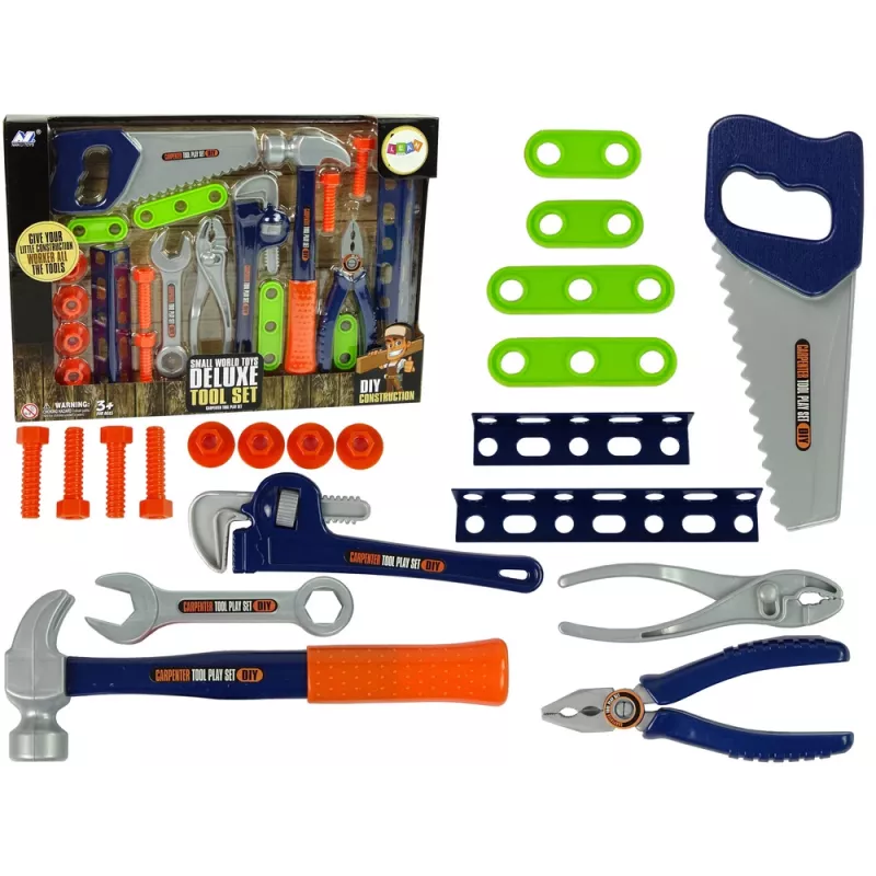 LEAN TOYS Handyman Set Tools Screwdriver Hammer Saw