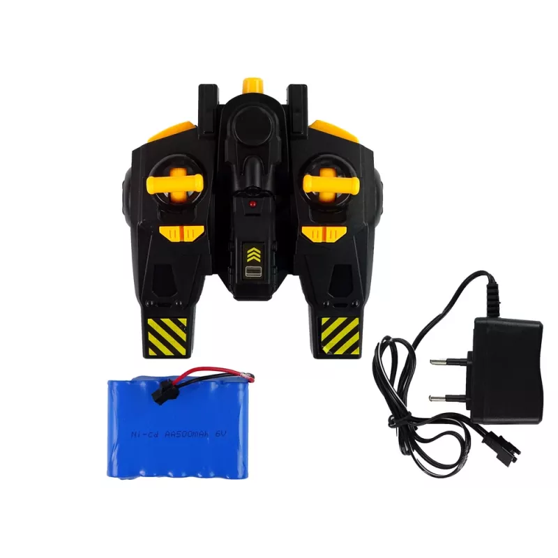 LEAN TOYS Huge Excavator R/C Loader Remote-Controlled 360-Degree Rotation LED Lights