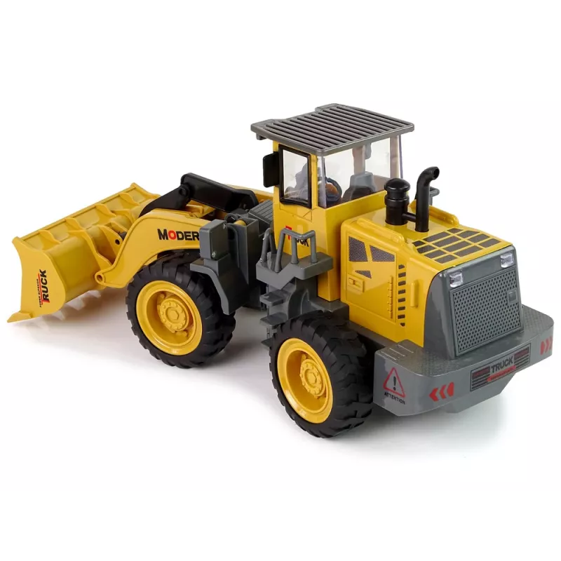 LEAN TOYS Huge Excavator R/C Loader Remote-Controlled 360-Degree Rotation LED Lights
