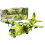LEAN TOYS Huge Military Aircraft 55cm ar Piederumiem