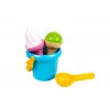 LEAN TOYS Ice Cream Sand Set Blue Bucket Spoon 5736