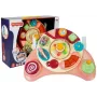 LEAN TOYS Interactive Baby Panel Toy Music Animal Pink