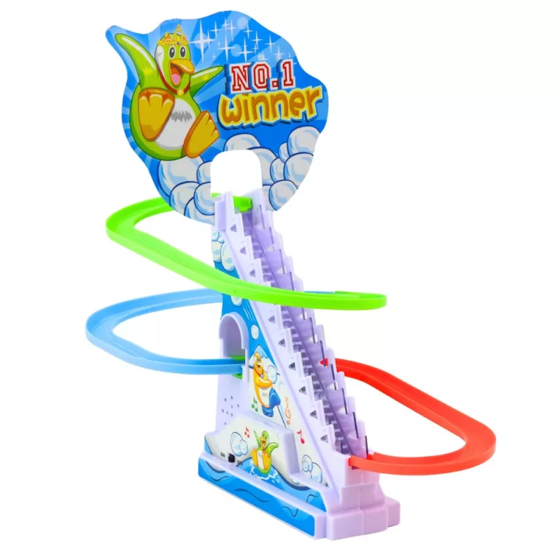 LEAN TOYS Interactive Penguins on Escalators Set for Kids