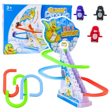 LEAN TOYS Interactive Penguins on Escalators Set for Kids
