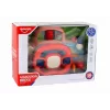 LEAN TOYS Interactive Pink Steering Wheel Driving Simulator Multifunctional