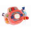 LEAN TOYS Interactive Pink Steering Wheel Driving Simulator Multifunctional