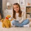 LEAN TOYS Interactive Plush Dog Soft Fur Breed Poodle