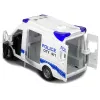 LEAN TOYS Interaktīvā policijas radio mašīna ar gaismas un skaņas efektiem, atveramām durvīm