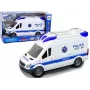 LEAN TOYS Interaktīvā policijas radio mašīna ar gaismas un skaņas efektiem, atveramām durvīm