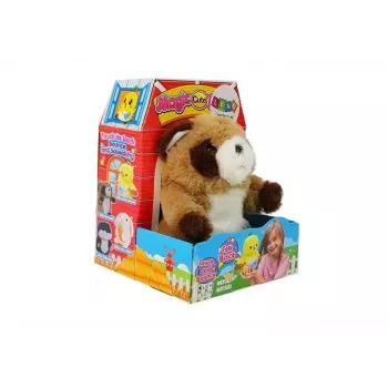LEAN TOYS Interactive Talking Raccoon Repeating Words Plush