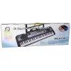 LEAN TOYS Keyboard with Microphone Musical Instrument for Children Black