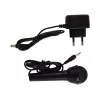 LEAN TOYS Keyboard with Microphone Musical Instrument for Children Black