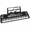 LEAN TOYS Keyboard with Microphone Musical Instrument for Children Black