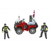 LEAN TOYS Large Fire Department Set Fire Truck Figures Quad Helmet For Children