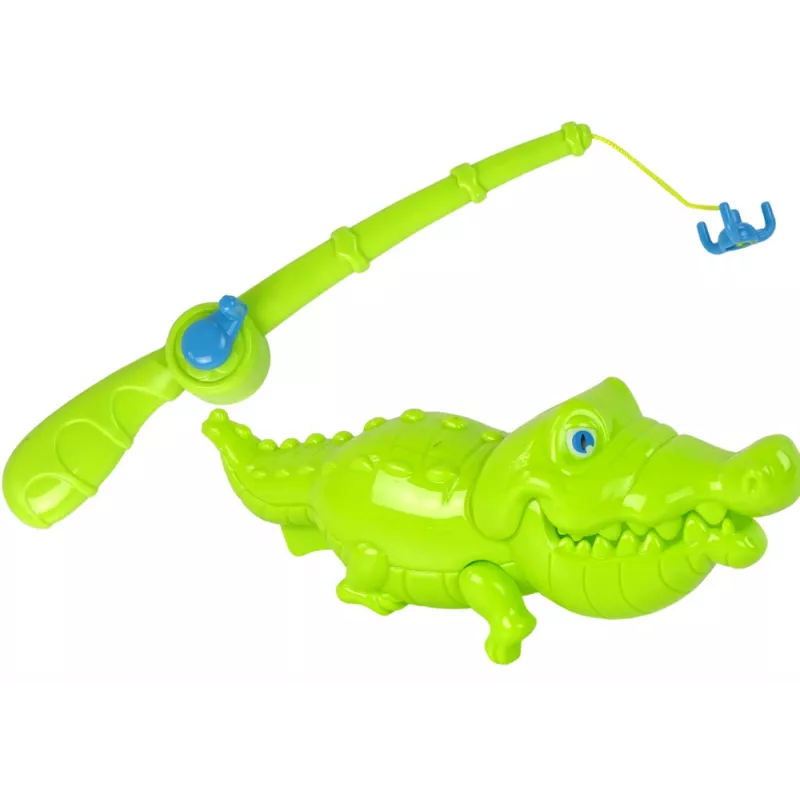 LEAN TOYS Large Fishing Set with Fishing Rod Let's Go Fishing! 11 Elements